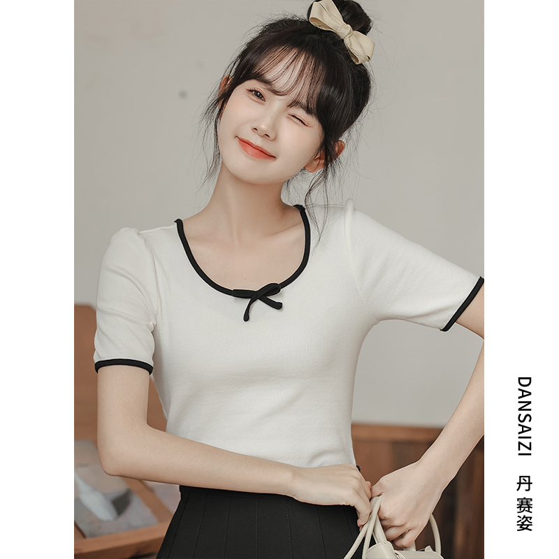 เสื้อผ้าวัยรุ่นเกาหลี เสื้อยืดวัยรุ่นผู้หญิง มีขนาด S M L XL