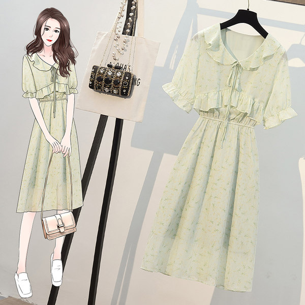 เดรสคนอ้วน เดรสสาวอวบ ชุดเดรสคนอ้วนวัยรุ่น BY PLUS SIZE Girl