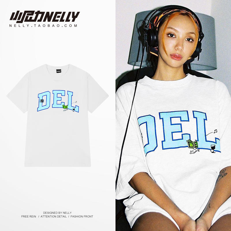 เสื้อยืดคอกลม ผู้ชาย เสื้อยืดผู้ชายเกาหลี เสื้อยืดเกาหลี แบรนด์ NELLY