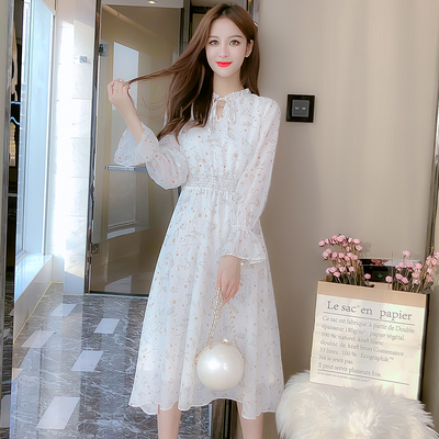 เดรสวัยรุ่น เดรสลูกไม้ชีฟอง By Meiyi women's clothing