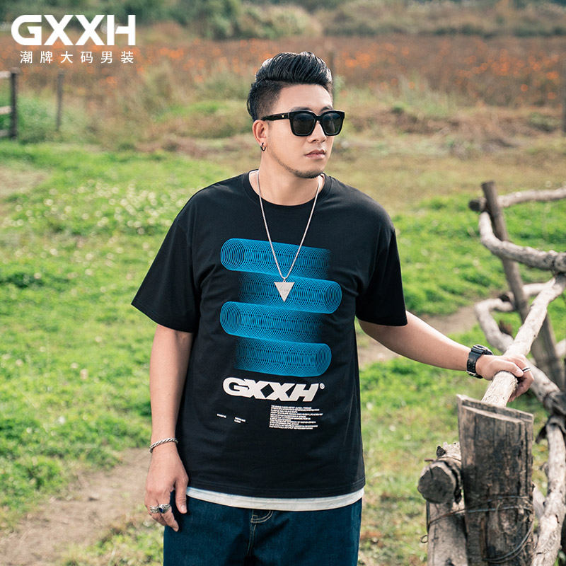 เสื้อยืดผู้ชายอ้วน S-5XL(อกเสื้อ39-51นิ้ว)