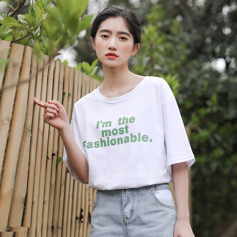 เสื้อผ้าวัยรุ่นเกาหลี เสื้อยืดวัยรุ่นผู้หญิง มีขนาด S M L XL