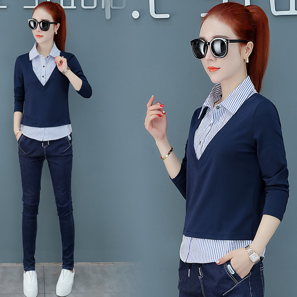 เสื้อผ้าแฟชั่นผู้หญิง เสื้อเชิ้ตแบบฮิตๆ T-shirt ผู้หญิง BY Yiyi