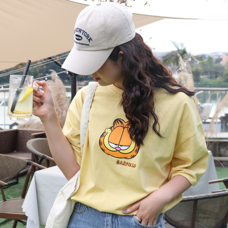 เสื้อผ้าวัยรุ่นเกาหลี เสื้อยืดวัยรุ่นผู้หญิง มีขนาด S M L XL