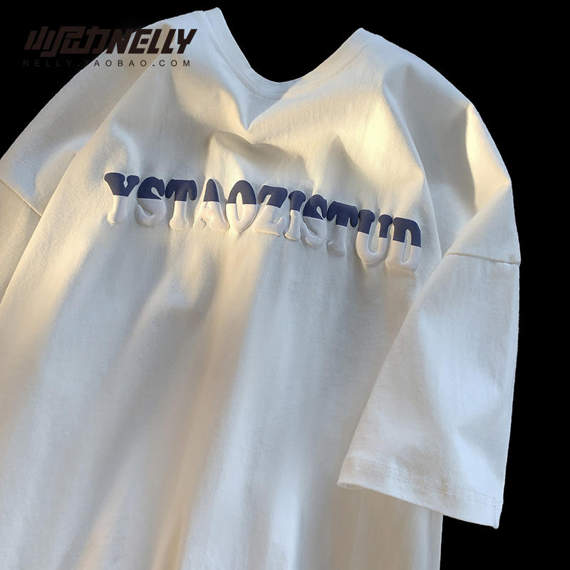 เสื้อยืดคอกลม ผู้ชาย เสื้อยืดผู้ชายเกาหลี เสื้อยืดเกาหลี แบรนด์ NELLY