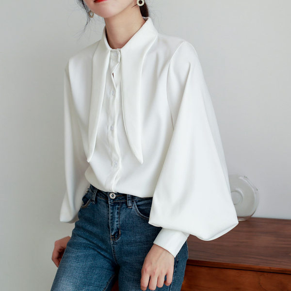 เสื้อลูกไม้ เสื้อเชิ้ตแขนยาว