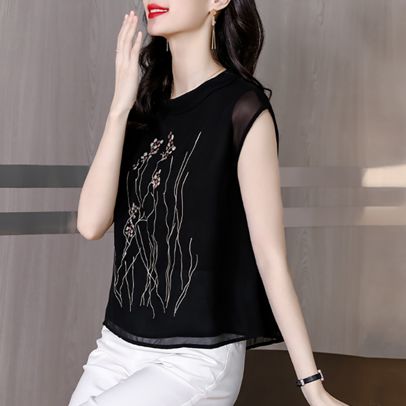 เสื้อชีฟอง เสื้อแฟชั่นสุภาพสตรีวัยผู้ใหญ่ มีไซต์ อก34นิ้ว-43นิ้ว