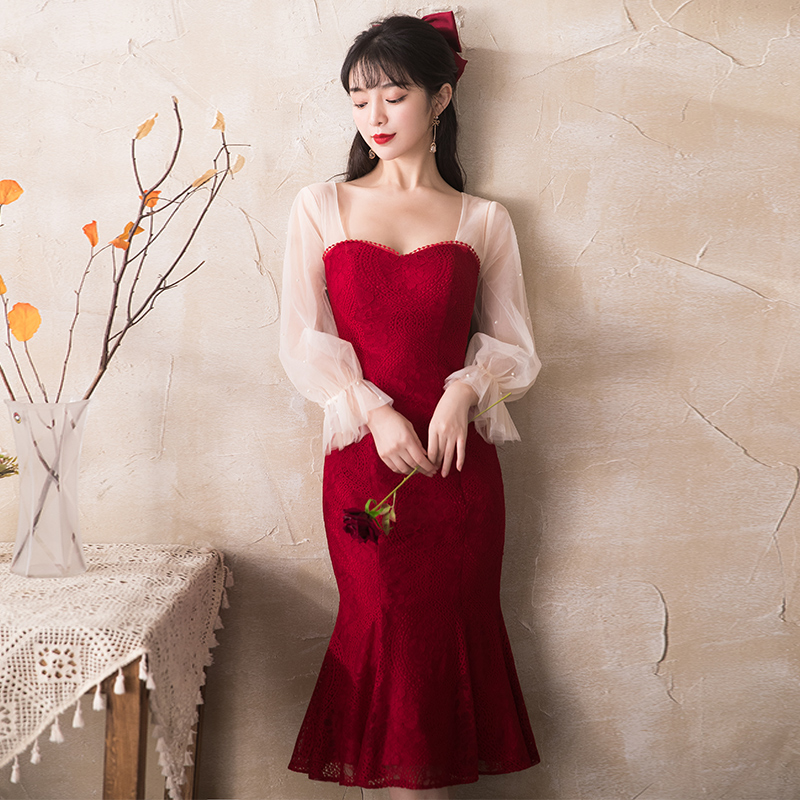 ชุดราตรี ชุดราตรีสวยหรู แบบ ทันสมัย Evening dress