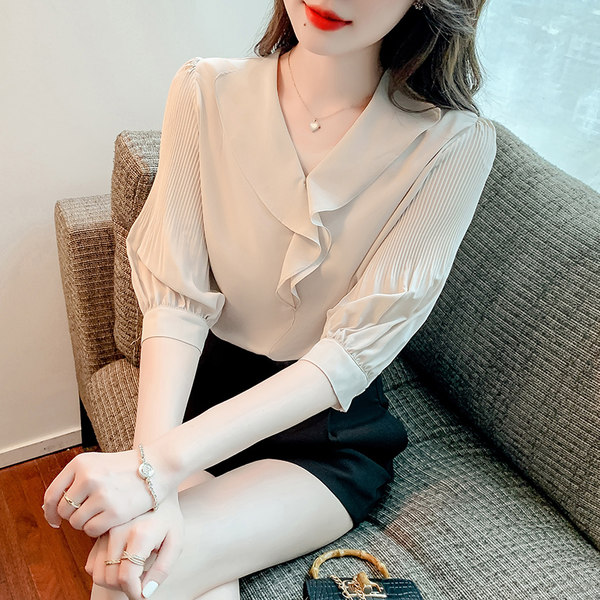 เสื้อเชิ้ตแขนยาววัยรุ่น ลายสวยๆ แบรนด์ YIL AN