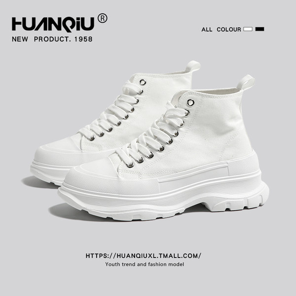 รองเท้าผ้าใบ ผู้หญิง รองเท้าแฟชั่นสำหรับผู้หญิง รองเท้าแฟชั่น รองเท้าผู้หญิง แบรนด์ HUANQIU SINCE 1958