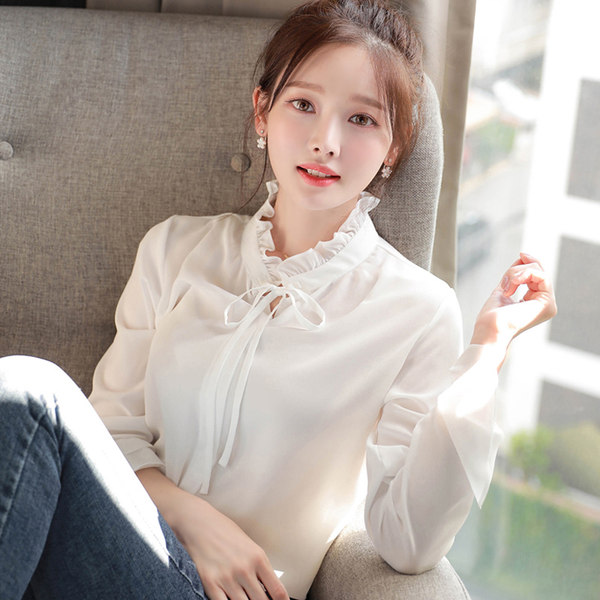 เสื้อชีฟองเกาหลี เสื้อชีฟองสวยๆ