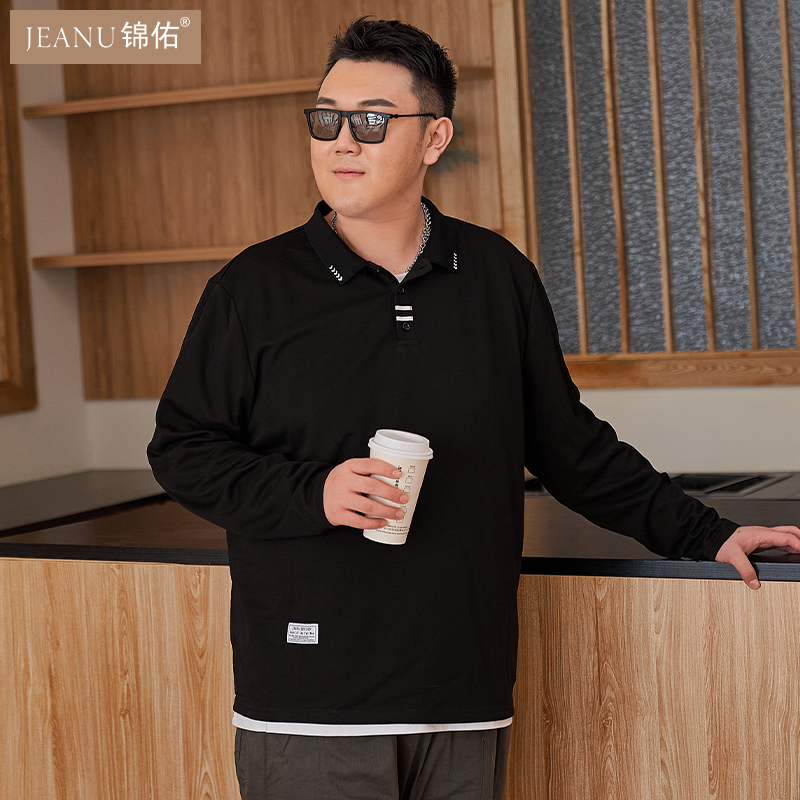 เสื้อยืดผู้ชายอ้วน S-5XL(อกเสื้อ39-51นิ้ว)