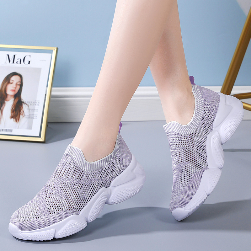 รองเท้าผ้าใบ รองเท้าลำลอง รองเท้าผ้าใบลำลอง รองเท้าแฟชั่นแบบสวม Slipper Shop
