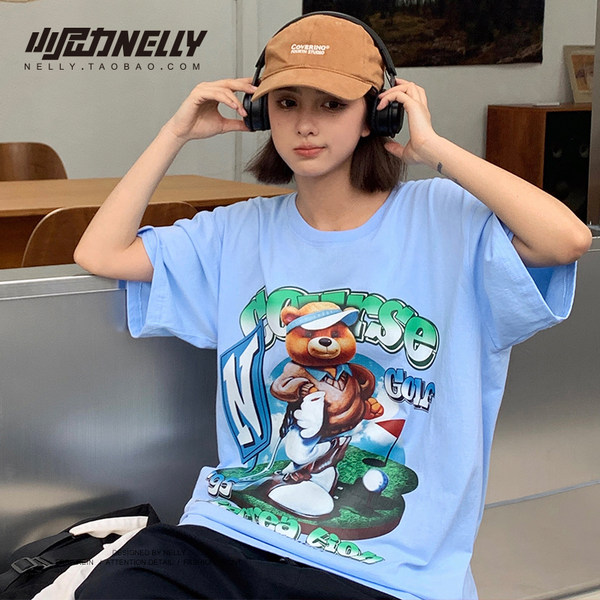 เสื้อยืดคอกลม ผู้ชาย เสื้อยืดผู้ชายเกาหลี เสื้อยืดเกาหลี แบรนด์ NELLY