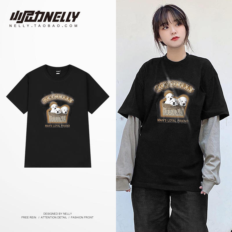 เสื้อยืดคอกลม ผู้ชาย เสื้อยืดผู้ชายเกาหลี เสื้อยืดเกาหลี แบรนด์ NELLY