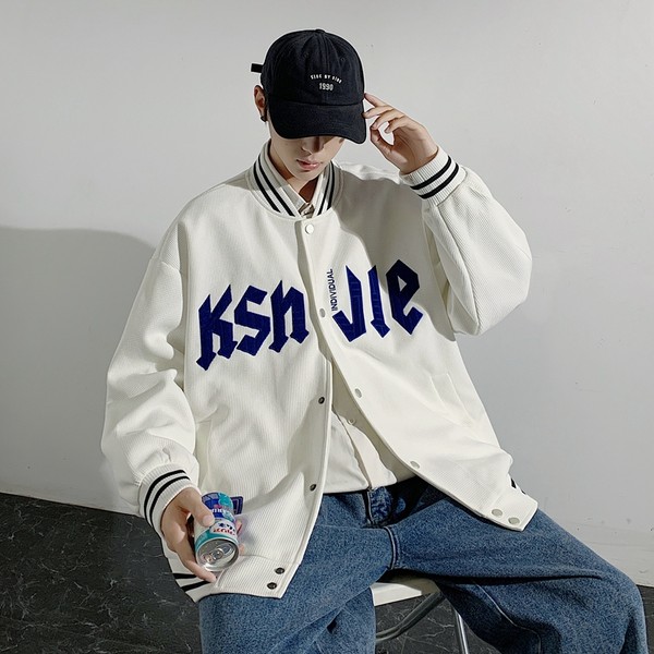 เสื้อแจ็คเก็ตเบสบอล เสื้อคลุม เสื้อแขนยาวสไตล์เกาหลี