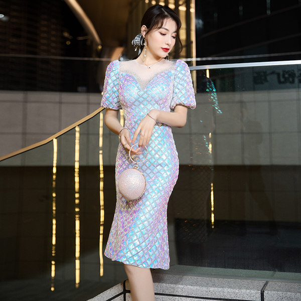 ชุดราตรี ชุดราตรีสวยหรู แบบ ทันสมัย Evening dress