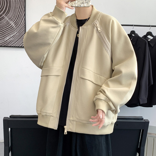 เสื้อแจ็คเก็ตเบสบอล เสื้อคลุม เสื้อแขนยาวสไตล์เกาหลี