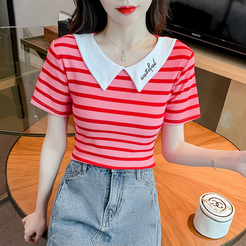 เสื้อยืดวัยรุ่นน่ารักๆ เสื้อวัยรุ่นแขนสั้น เสื้อผ้าวัยรุ่นเกาหลี แบรนด์ Wiyike