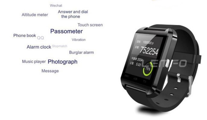 นาฬิกาข้อมือ Smart watch เชื่อมต่อ โทรศัพท์มือถือ Iphone Samsung HTC Android เข้ากับนาฬิกา ของคุณด้วยระบบ Bluetooth สุดไฮเทค no 8288836