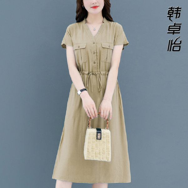 เดรสวัยผู้ใหญ่40-60ปี เดรสคุณแม่ ชุดเดรสทำงานวัยผู้ใหญ่ แบรนด์ MAMA DRESS
