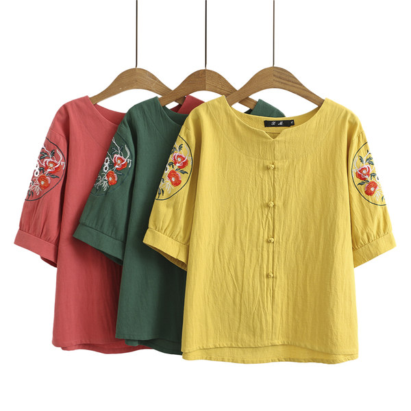 เสื้อลินินสไตล์ผู้ใหญ่ เสื้อคุณแม่ เสื้อผู้ใหญ่ แบรนด์ LININ