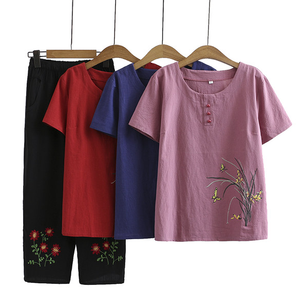 เสื้อลินินสไตล์ผู้ใหญ่ เสื้อคุณแม่ เสื้อผู้ใหญ่ แบรนด์ LININ