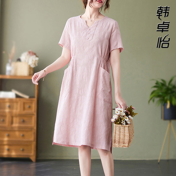 เดรสวัยผู้ใหญ่40-60ปี เดรสคุณแม่ ชุดเดรสทำงานวัยผู้ใหญ่ แบรนด์ MAMA DRESS