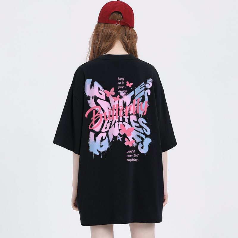 เสื้อผ้าวัยรุ่นเกาหลี เสื้อยืดวัยรุ่นผู้หญิง มีขนาด S M L XL