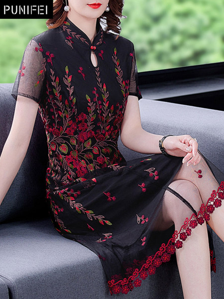 เดรสวัยผู้ใหญ่40-60ปี เดรสคุณแม่ ชุดเดรสทำงานวัยผู้ใหญ่ แบรนด์ MAMA DRESS