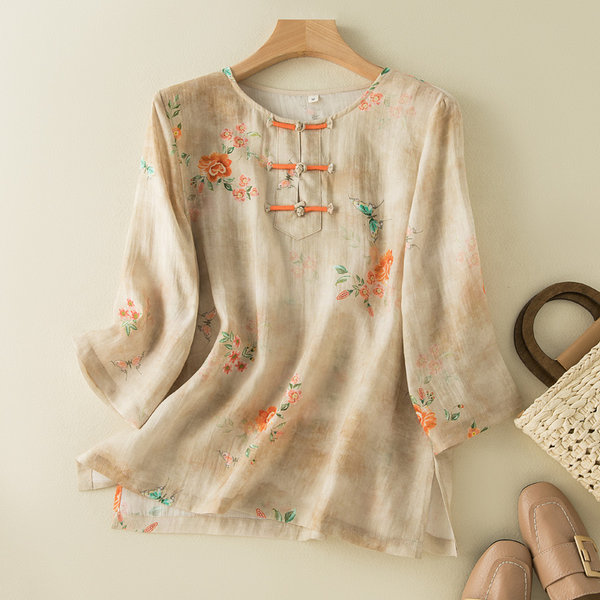 เสื้อลินิน แบบเสื้อสวยๆ เสื้อผ้าฝ้ายลินิน เสื้อเชิ้ตผ้าลินิน BY LININ