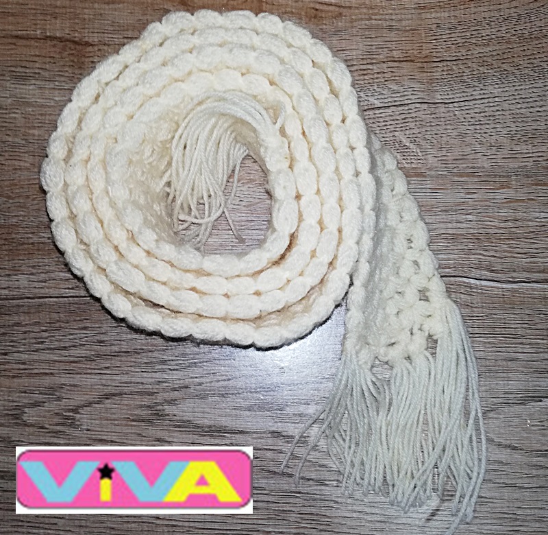 ผ้าพันคอไหมพรมเด็ก ไหมเส้นใหญ่ วีนัส วินนิด