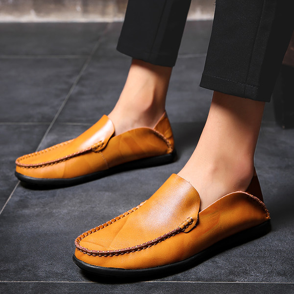 รองเท้าหนังผู้ชาย มีไซส์39-44 รองเท้าโลฟเฟอร์ชาย Slip-On Shoes