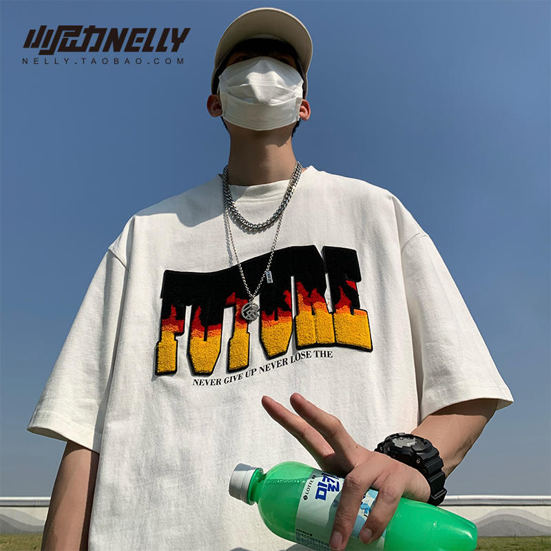 เสื้อยืดคอกลม ผู้ชาย เสื้อยืดผู้ชายเกาหลี เสื้อยืดเกาหลี แบรนด์ NELLY