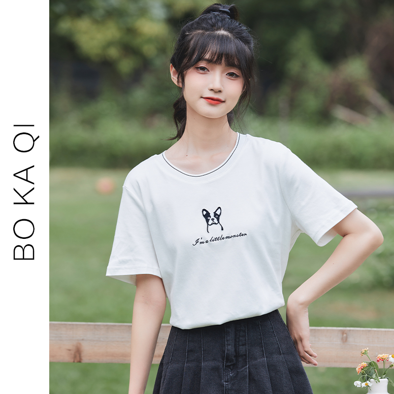 เสื้อผ้าวัยรุ่นเกาหลี เสื้อยืดวัยรุ่นผู้หญิง มีขนาด S M L XL