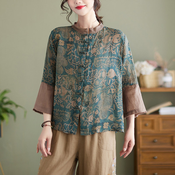เสื้อลินิน แบบเสื้อสวยๆ เสื้อผ้าฝ้ายลินิน เสื้อเชิ้ตผ้าลินิน BY LININ