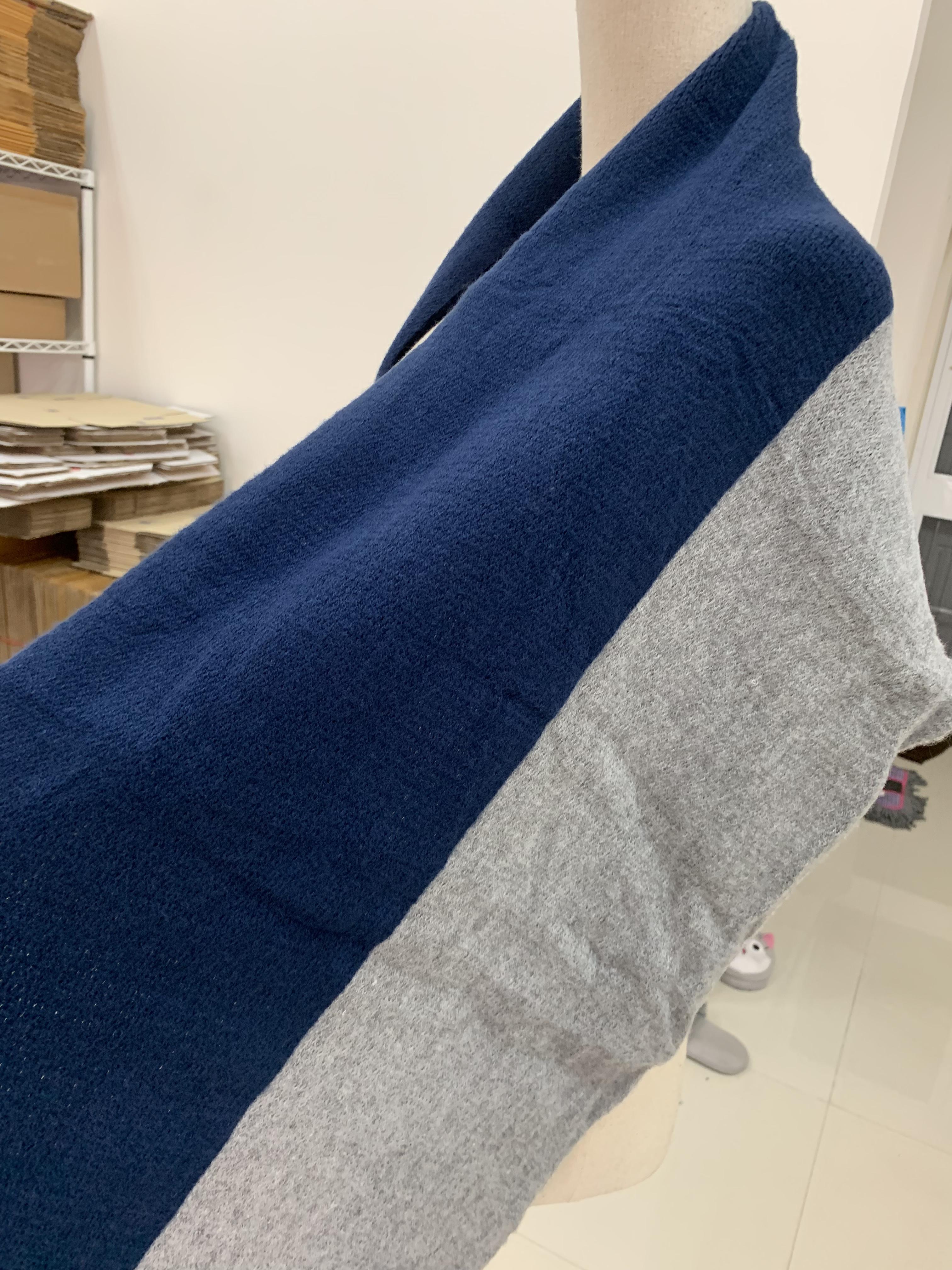 ผ้าพันคอไหมพรม ผืนใหญ่ สไตล์เกาหลี ผ้านุ่ม ใส่ได้ทั้งผู้ชายและผู้หญิง พร้อมส่ง same pic