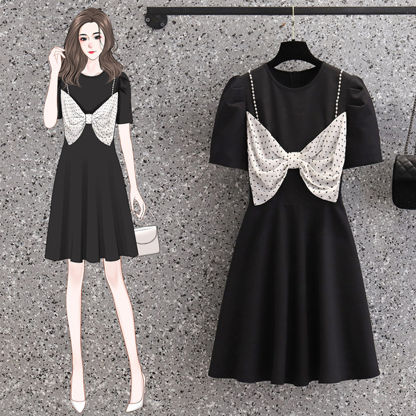 เดรสคนอ้วน เดรสสาวอวบ ชุดเดรสคนอ้วนวัยรุ่น BY PLUS SIZE Girl