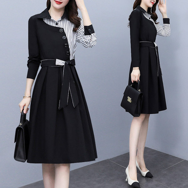 เดรสคนอ้วน มีไซต์ XL-5XL Beautiful Feet Fashion Shoes