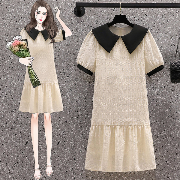 เดรสคนอ้วน เดรสสาวอวบ ชุดเดรสคนอ้วนวัยรุ่น BY PLUS SIZE Girl