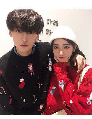 Sweater เสื้อสเวทเตอร์ไหมพรม ใส่เป็นคู่หรือใส่เดี่ยวๆ ก็น่ารัก งานดีมากๆๆ ไหมพรมหนาเนื้อนุ่มสุดๆ ราคาสูงหน่อยแต่คุ้มราคาจ้า