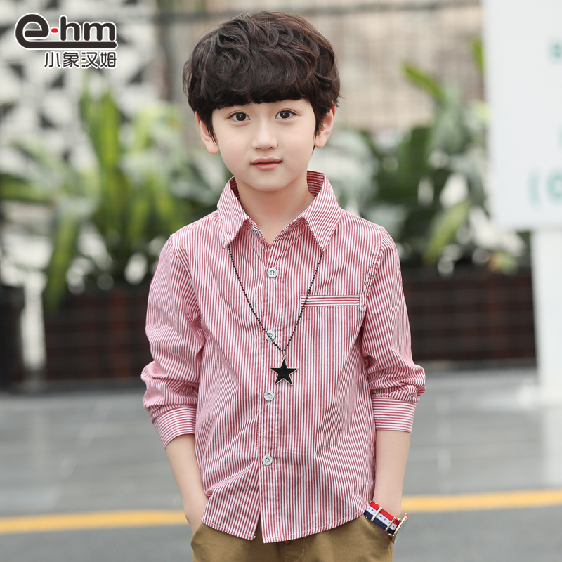 เสื้อเชิ้ตเด็ก มีไซส์ 110 120 130 140 150 160 สั่งเลยฟรีค่าจัดส่ง
