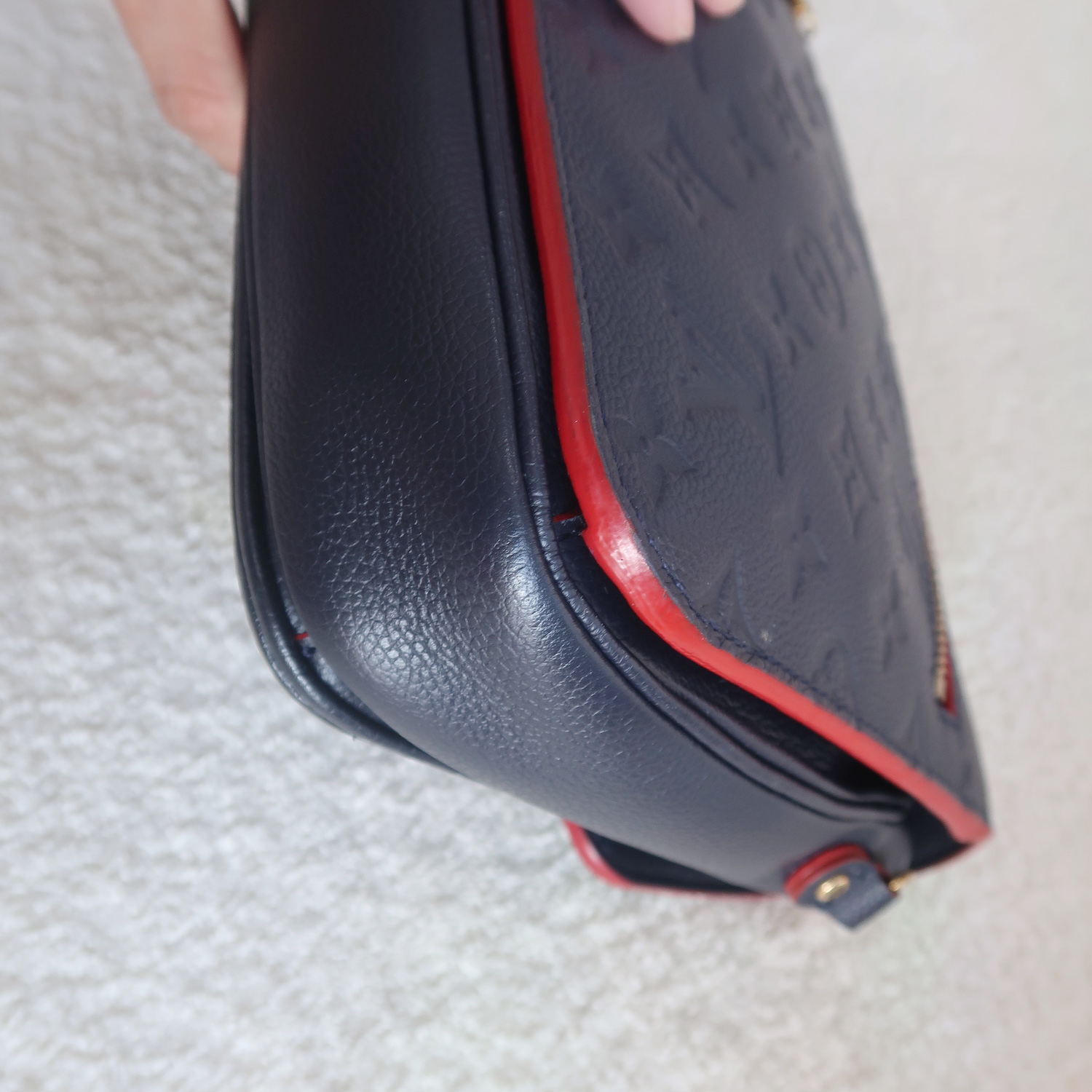 Louis Vuitton Blue Monogram Empreinte Metis Pochette