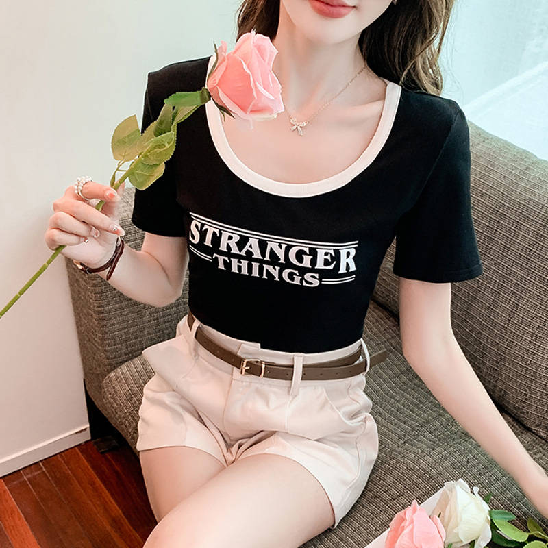 เสื้อยืดวัยรุ่นน่ารักๆ เสื้อวัยรุ่นแขนสั้น เสื้อผ้าวัยรุ่นเกาหลี แบรนด์ Wiyike