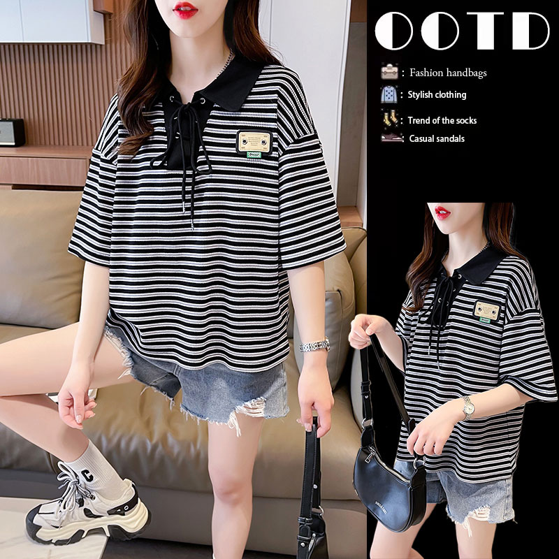 เสื้อยืดคนอ้วนแบบโอเวอร์ไซส์แบบ ulzzang fashion สนใจทักแชท