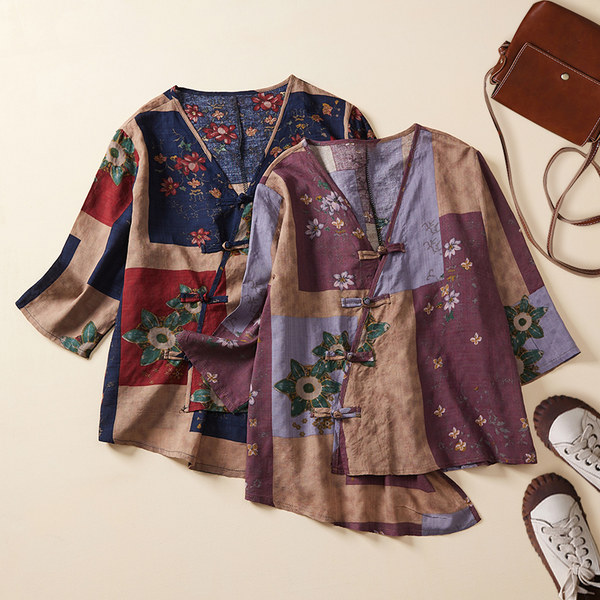 เสื้อลินิน เสื้อผ้าฝ้ายลินิน เสื้อเชิ้ตผ้าลินิน