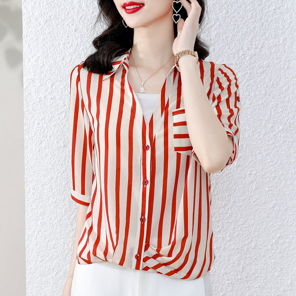 เสื้อชีฟองเกาหลี เสื้อชีฟองสวยๆ