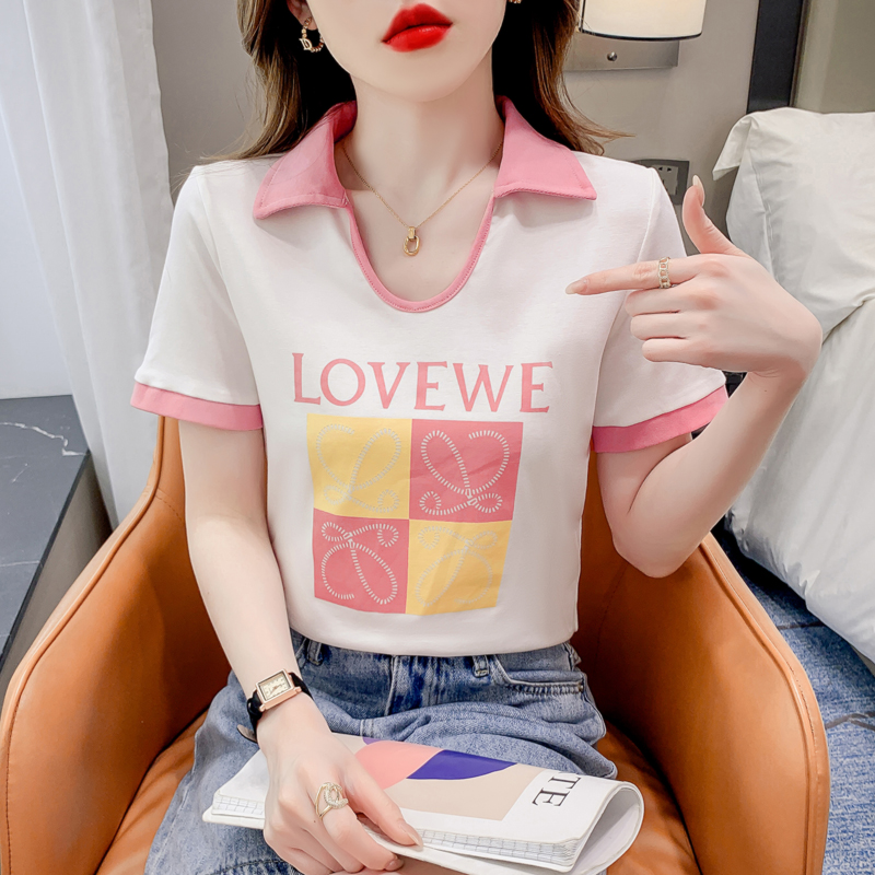 เสื้อผ้าวัยรุ่นเกาหลี เสื้อยืดวัยรุ่นผู้หญิง มีขนาด S M L XL