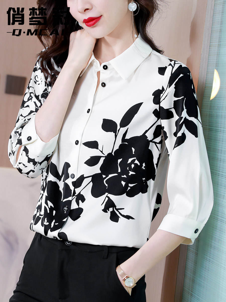 เสื้อเชิ้ต เสื้อเชิ้ตชีฟอง ลายสวยๆฟรีค่าส่ง