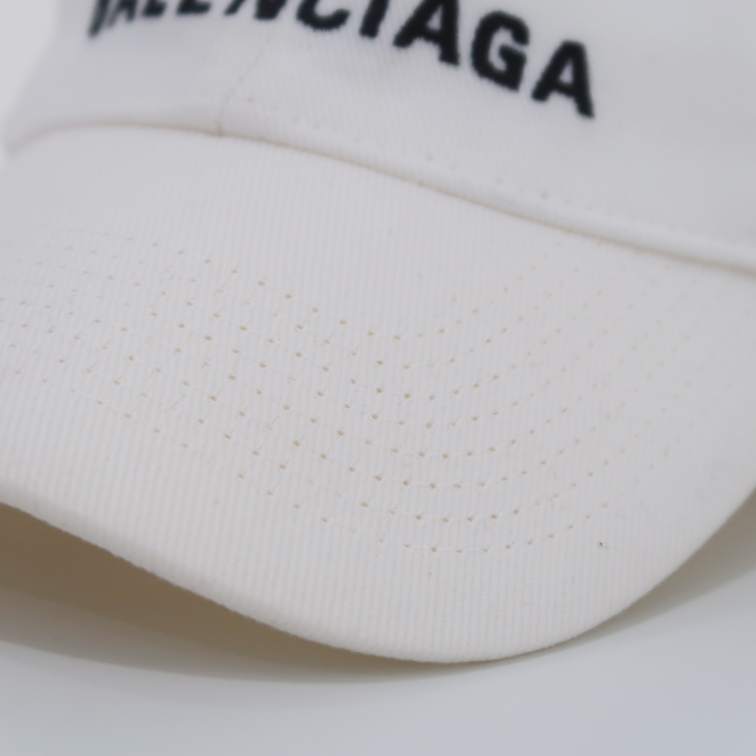 Balenciaga White Logo Cap